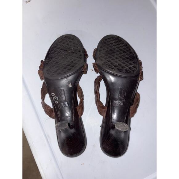 Aerosoles Braided Kitten Heels Sz 8 - Picture 2 of 3